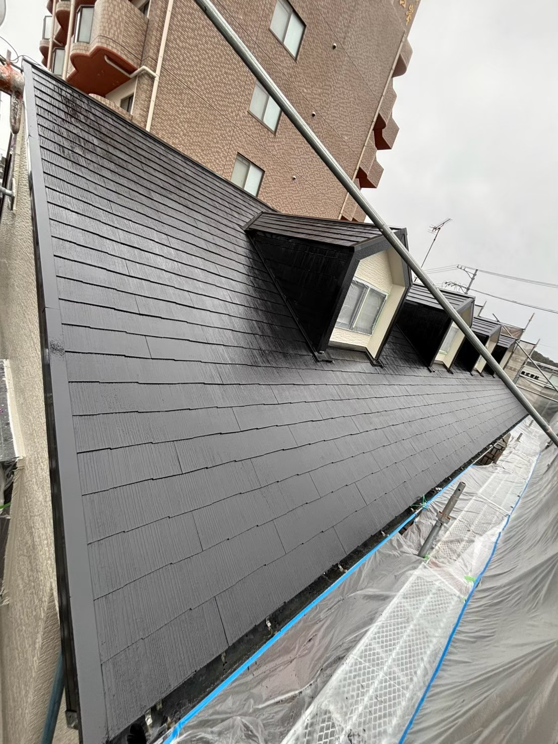 多治見市の外壁塗装、屋根塗装株式会社エスエスの施工事例作業画像