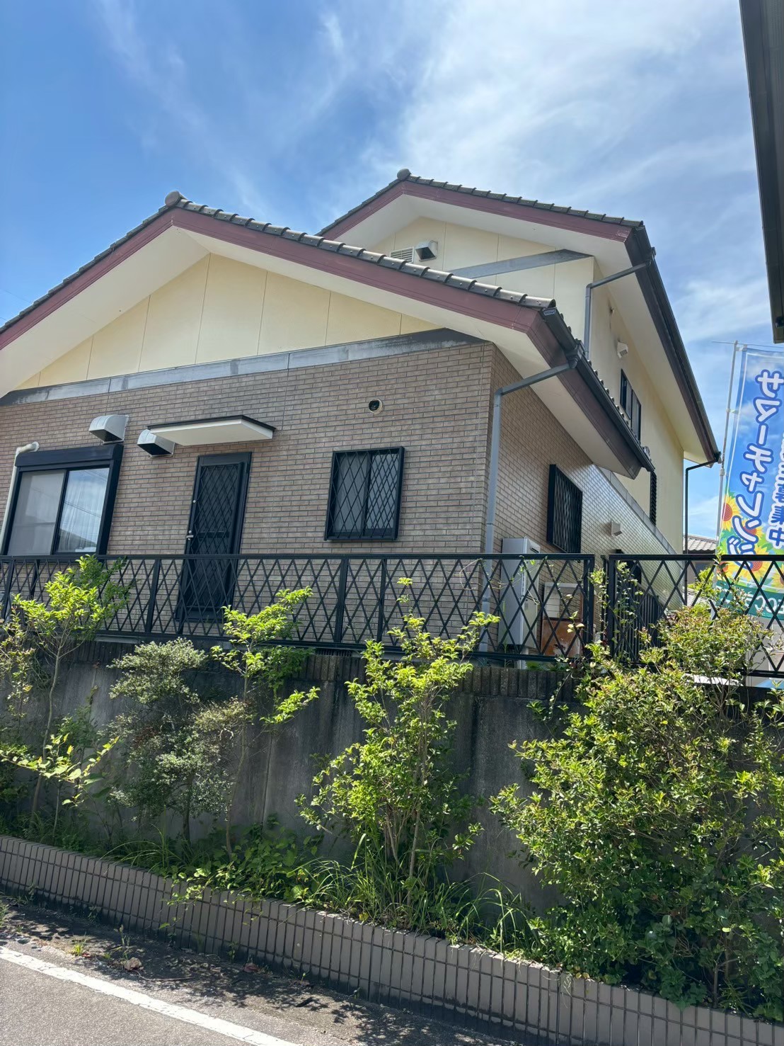 多治見市の外壁塗装、屋根塗装株式会社エスエスの施工事例Before