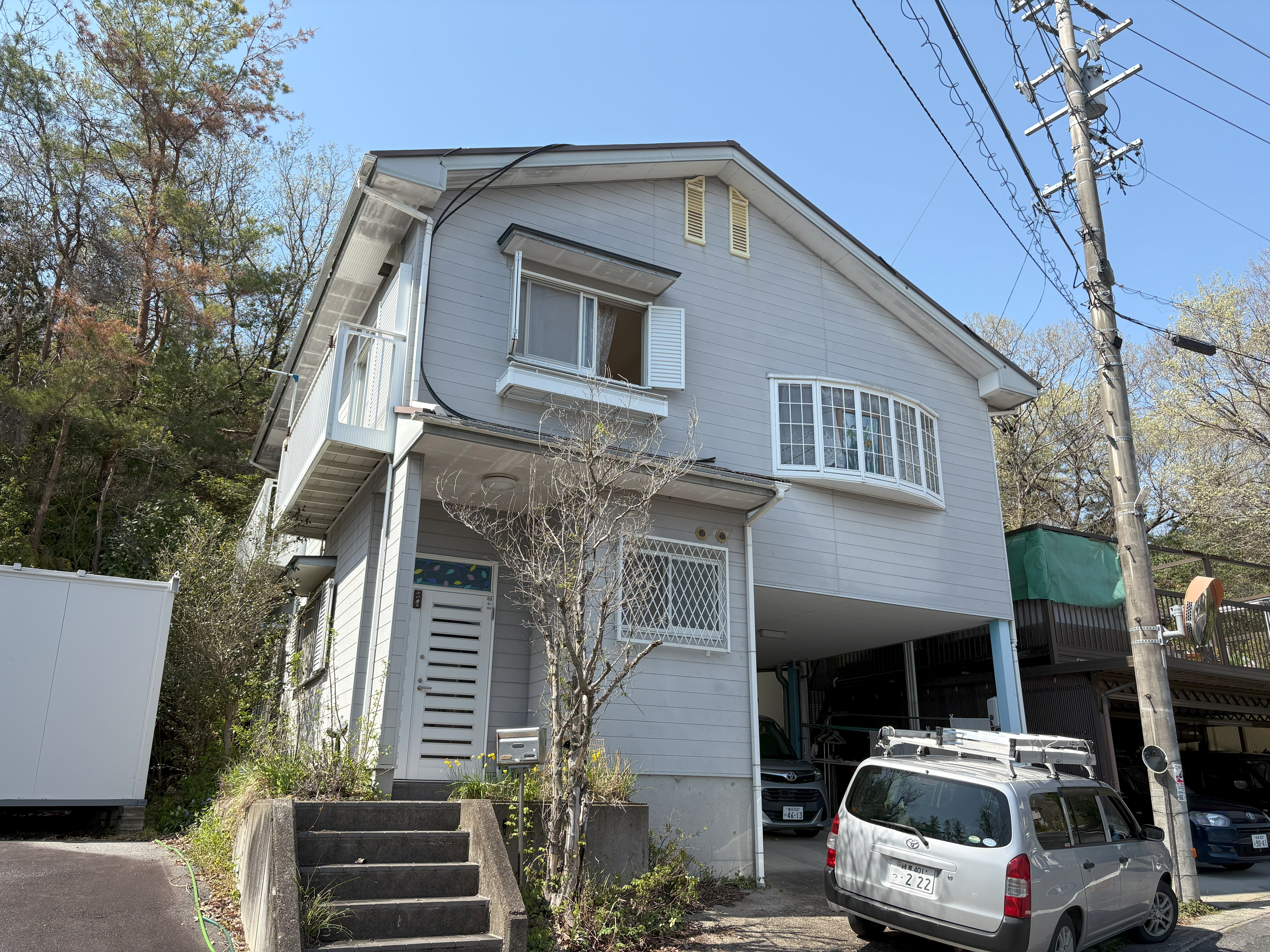 多治見市の外壁塗装、屋根塗装株式会社エスエスの施工事例Before