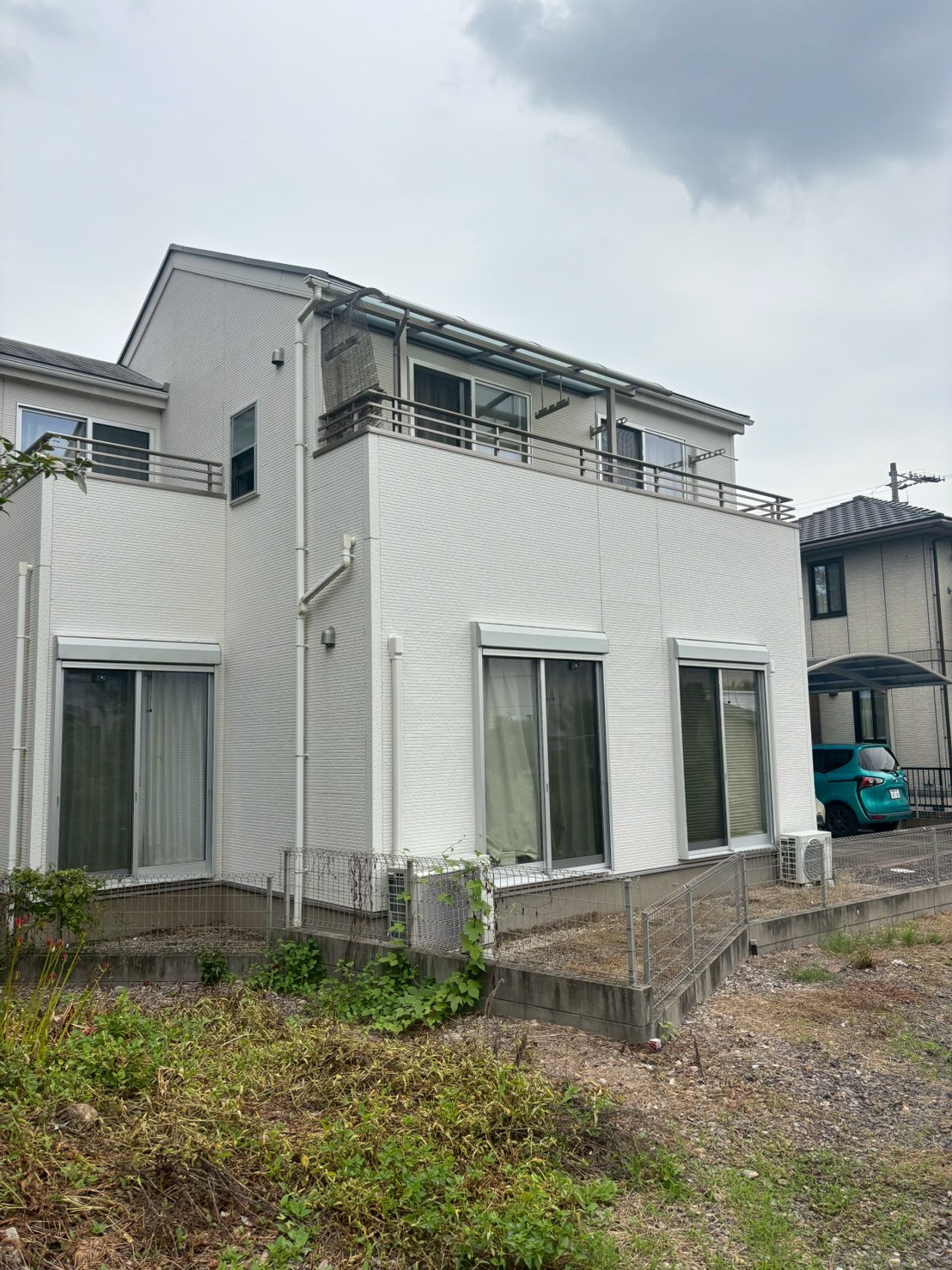 多治見市の外壁塗装、屋根塗装株式会社エスエスの施工事例Before