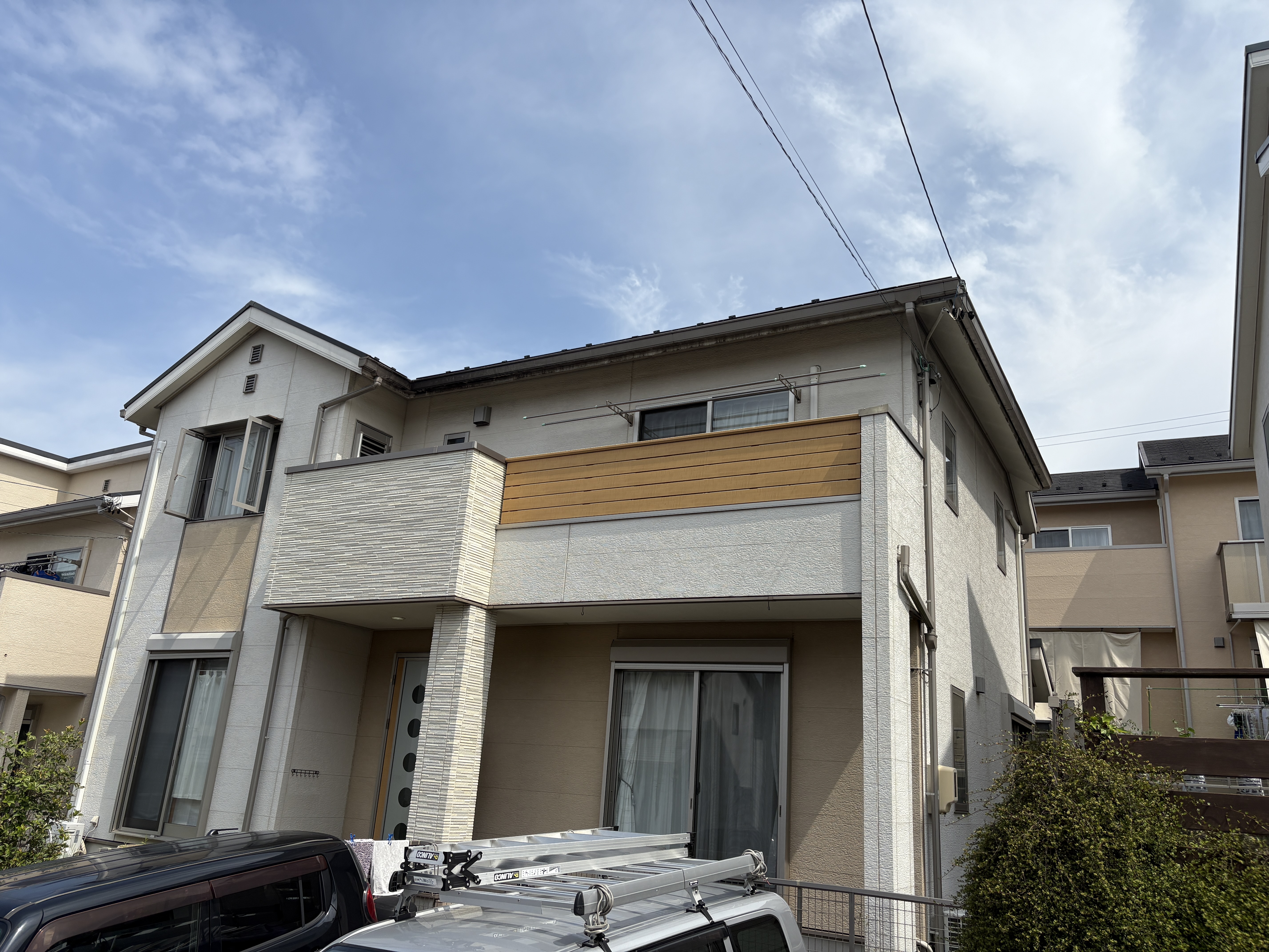 多治見市の外壁塗装、屋根塗装株式会社エスエスの施工事例Before