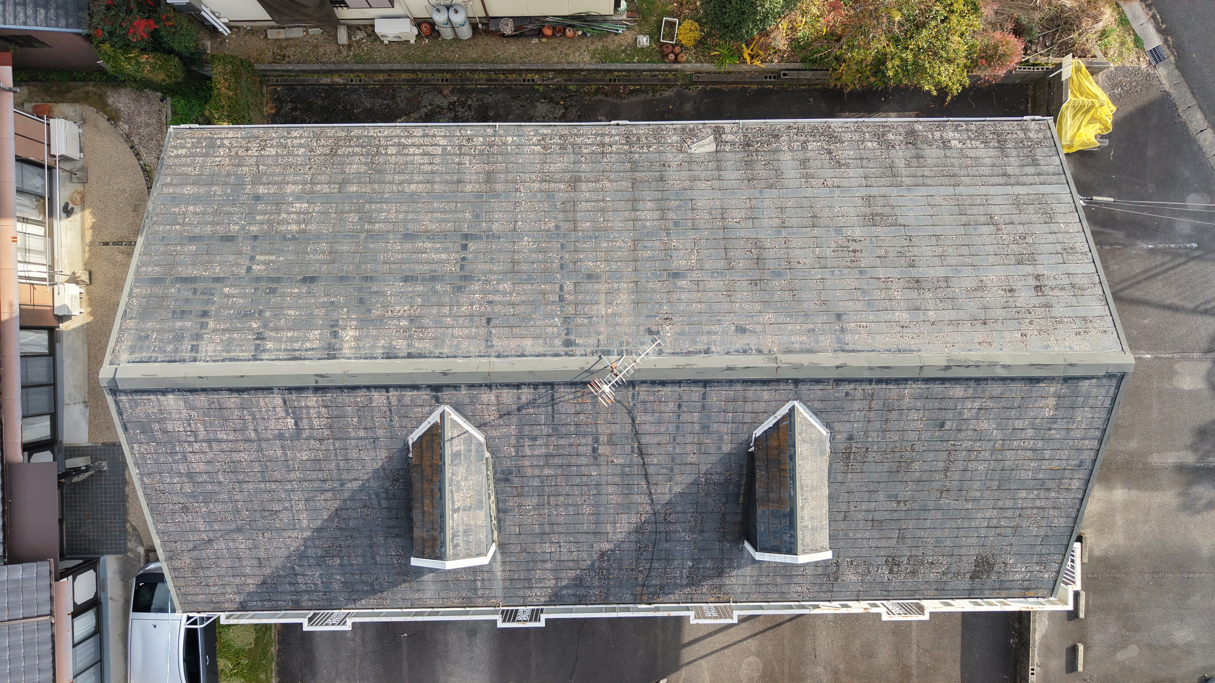 多治見市の外壁塗装、屋根塗装株式会社エスエスの施工事例Before